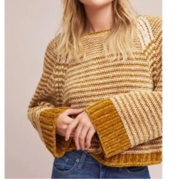 anthropologie loop knit moth sweater xs - Picture 3 of 5